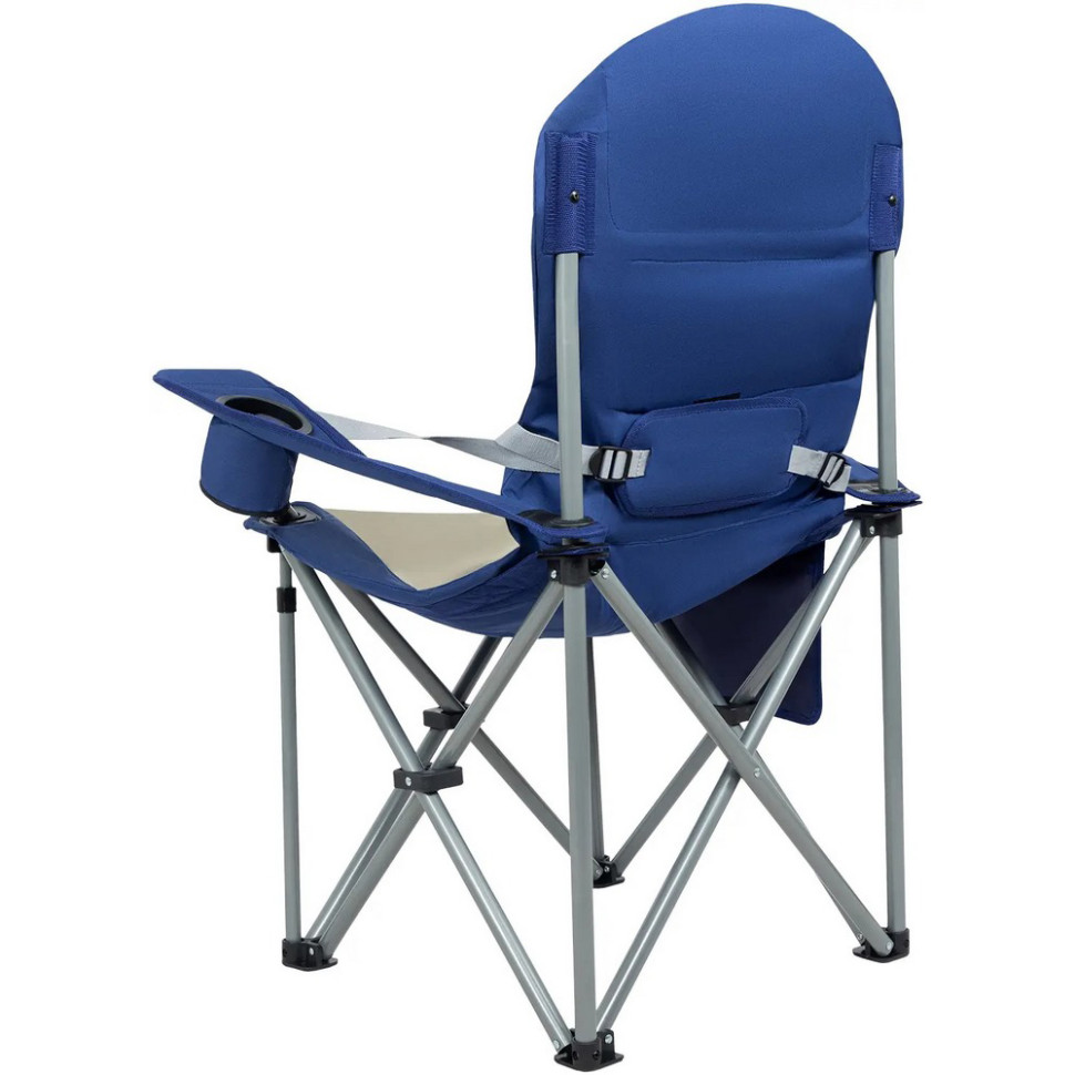Крісло туристичне Cedar KingCamp KC3888_NAVY/BEIGE, до 160 кг