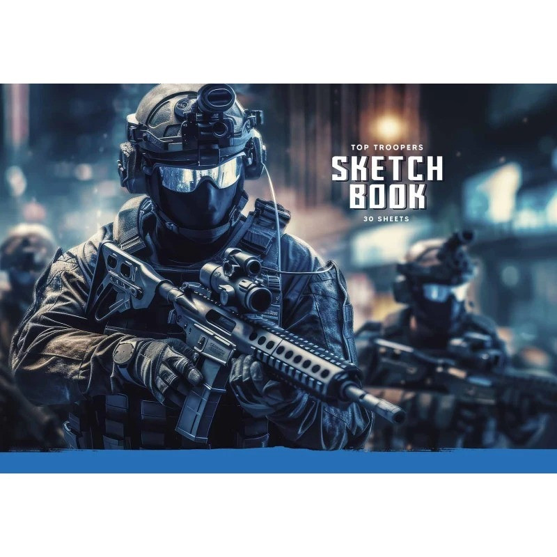 Альбом для рисования Школярик PB-GB-030-8521-1 склейка 30 листов