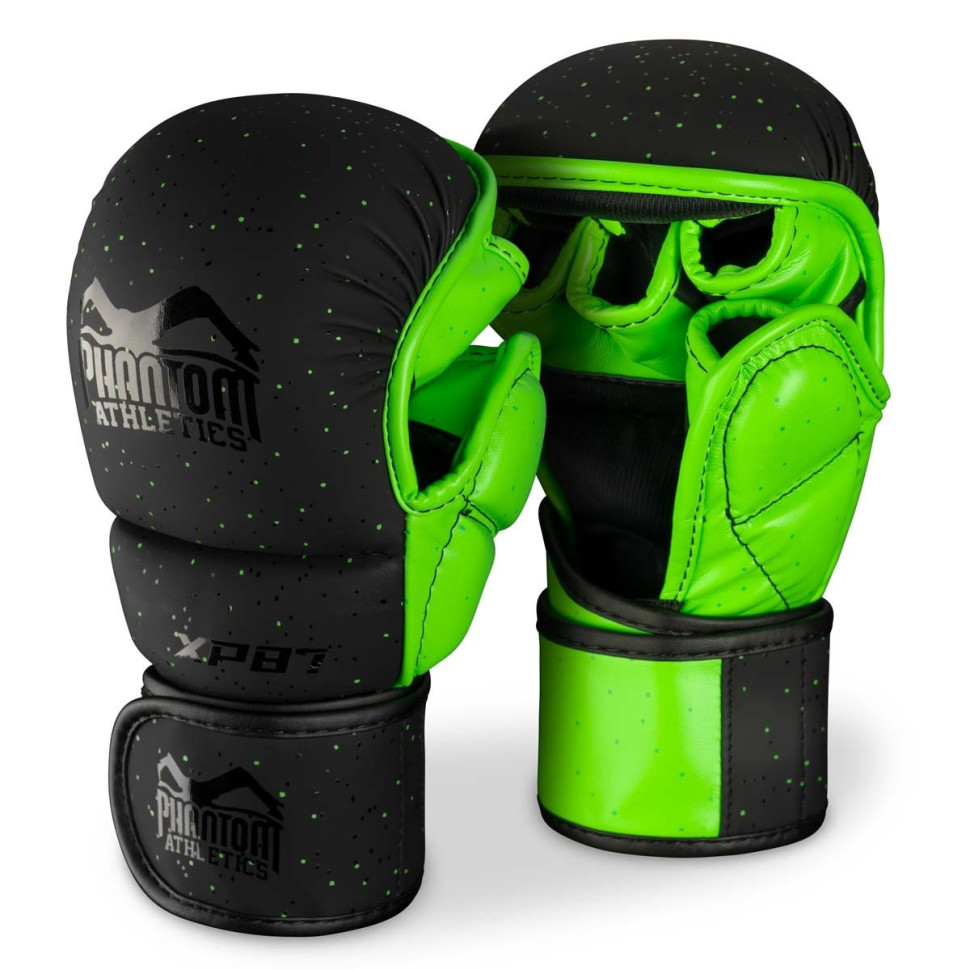 Перчатки для ММА Galaxy Phantom PHMMAG2930-SM Black, S/M (капа в подарок)