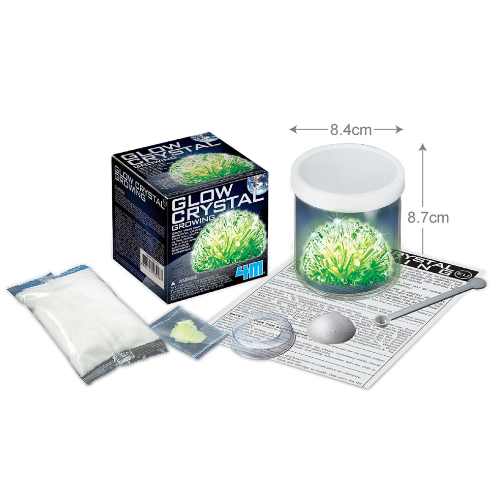 Набор для выращивания светящихся кристаллов 4M 00-03918/EU серия Crystal Growing