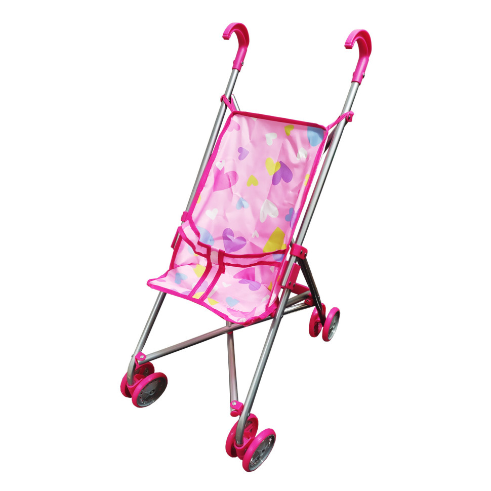 Коляска для кукол Bambi 9302 W тросточка