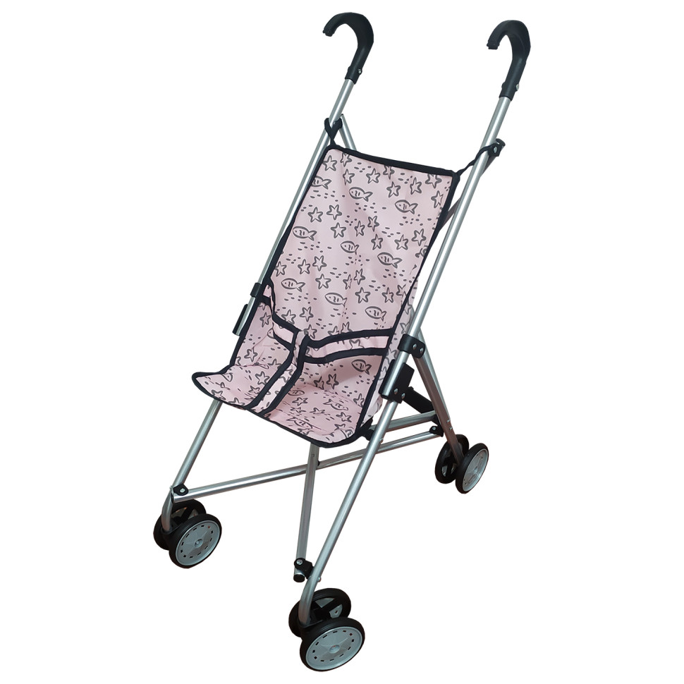 Коляска для кукол Bambi 9302 W тросточка