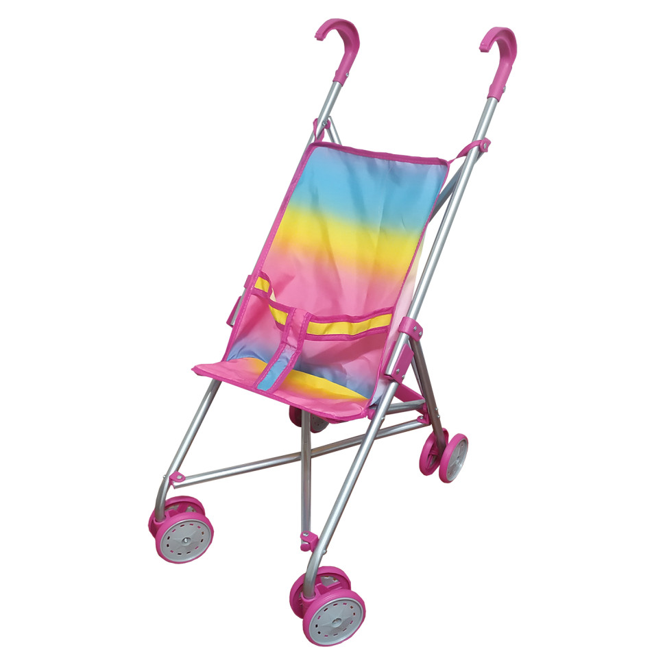 Коляска для кукол Bambi 9302 W тросточка