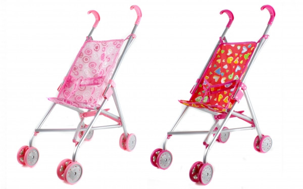 Коляска для кукол Bambi 9302 W тросточка