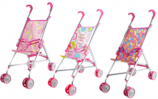 Коляска для кукол Bambi 9302 W тросточка
