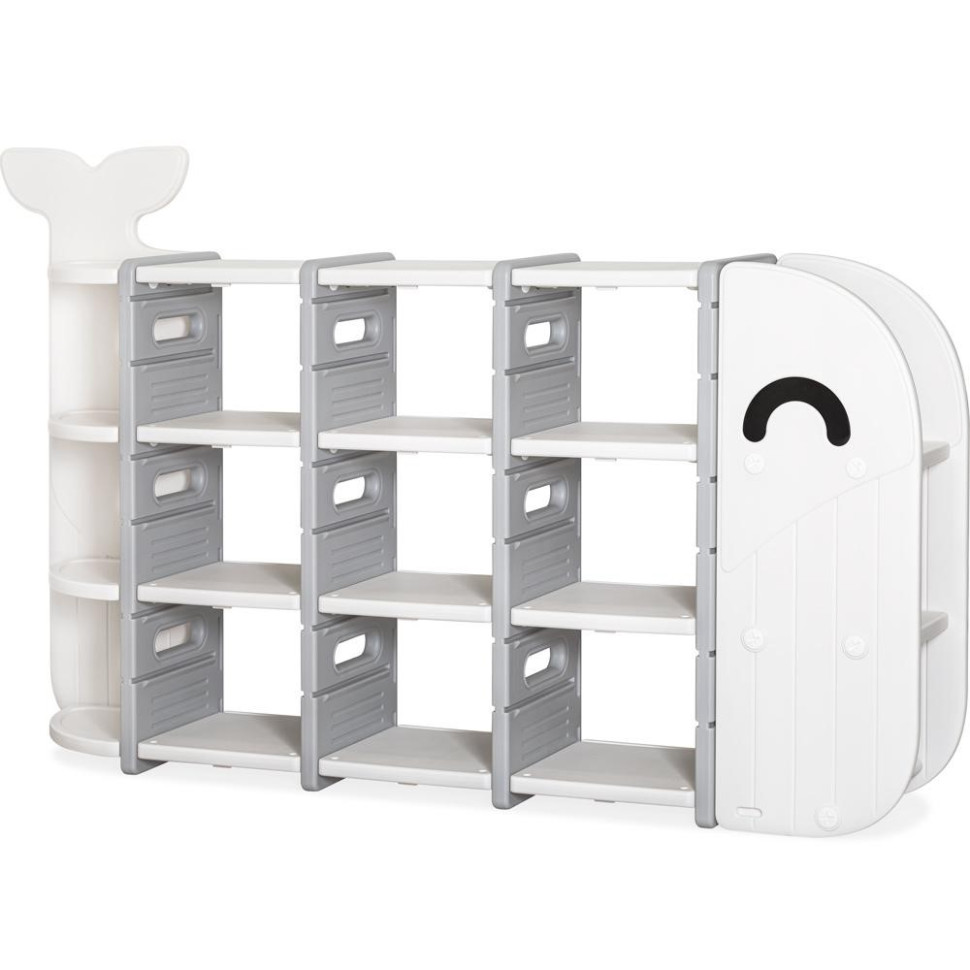 Детский стеллаж для хранения Splash Mealux KD-E054 White 192х114х32 см