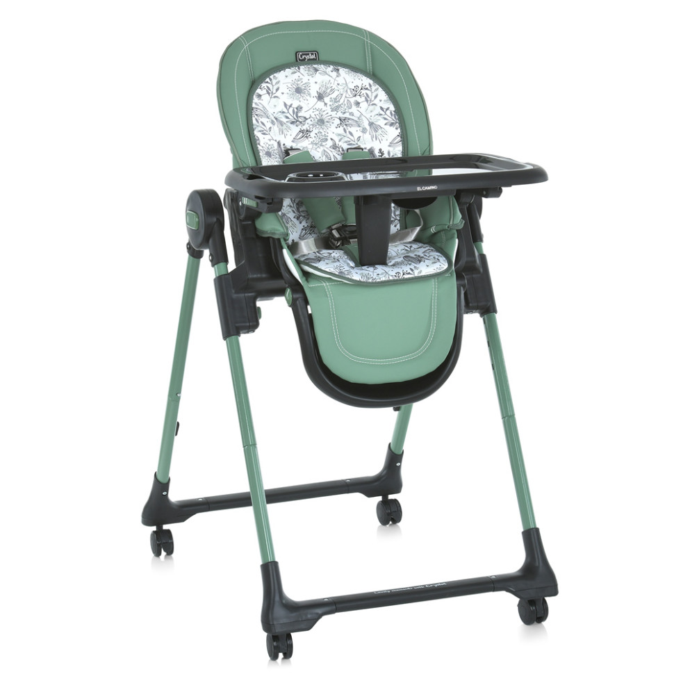 Стілець для годування EL CAMINO ME 1037-B CRYSTAL Green до 15 кг