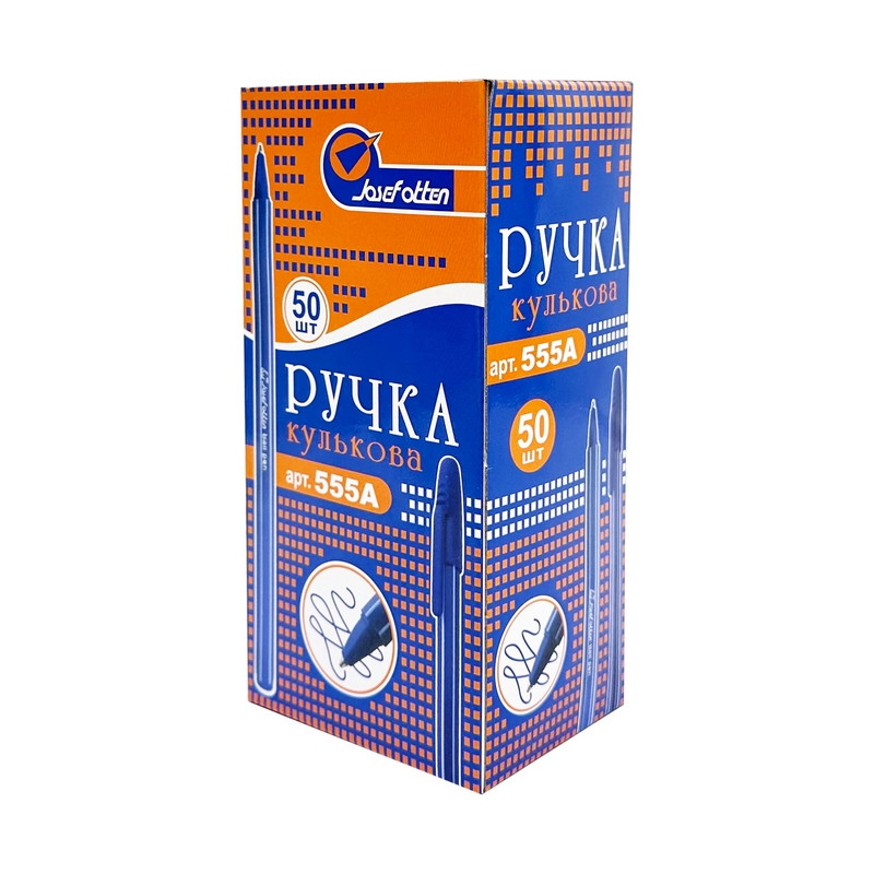 Набор шариковых ручек Josef Otten Bambi 555А синий, 50 штук в упаковке