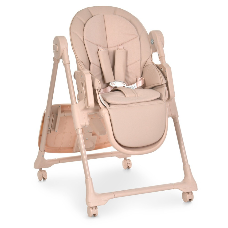 Дитячий стільчик для годування CRYSTAL El Camino ME 1037 Nude Pink