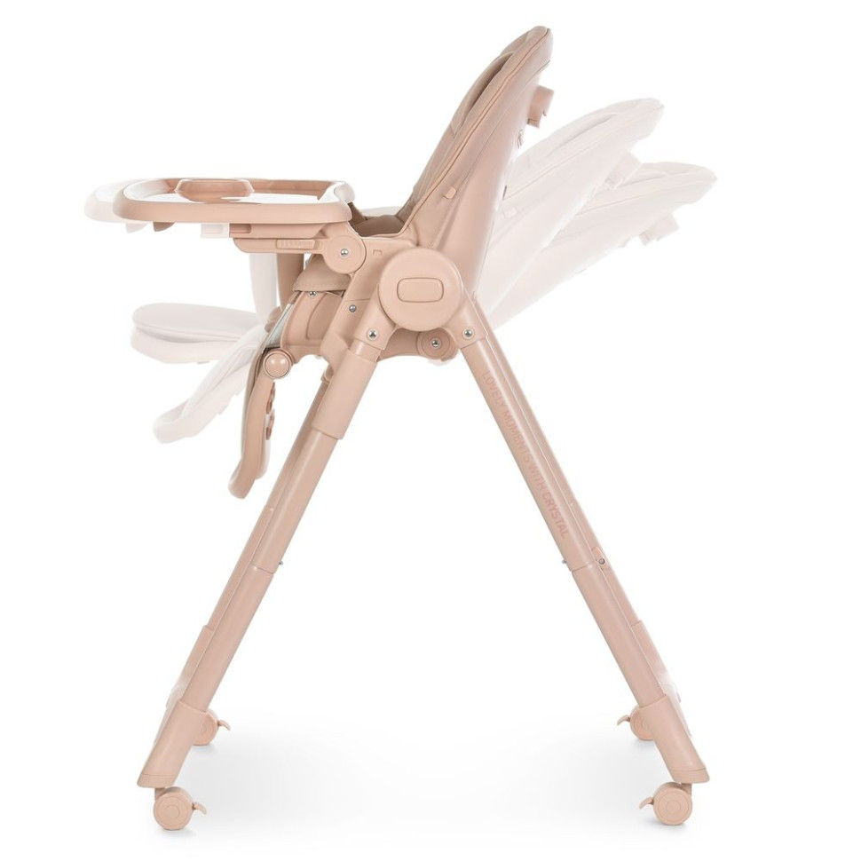 Дитячий стільчик для годування CRYSTAL El Camino ME 1037 Nude Pink