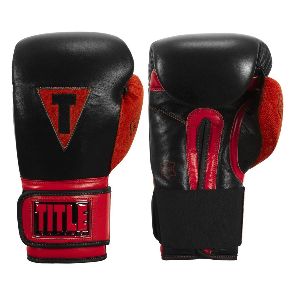 Боксерские перчатки Boxing All Heart Bag Gloves 2.0 TITLE AHABG2 14 oz BK/RD 14 унций (бинты в комплекте)