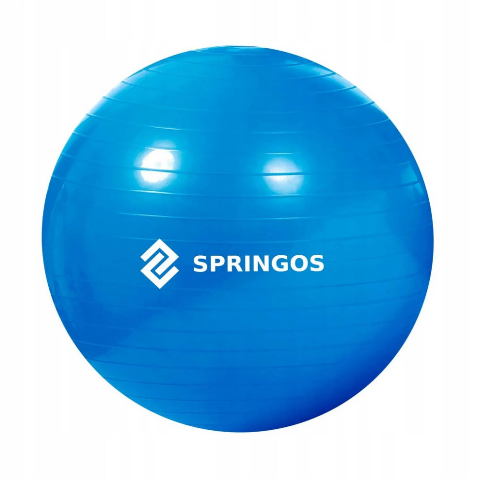 М'яч для фітнесу (фітбол) Anti-Burst Springos FB0009, 85 см