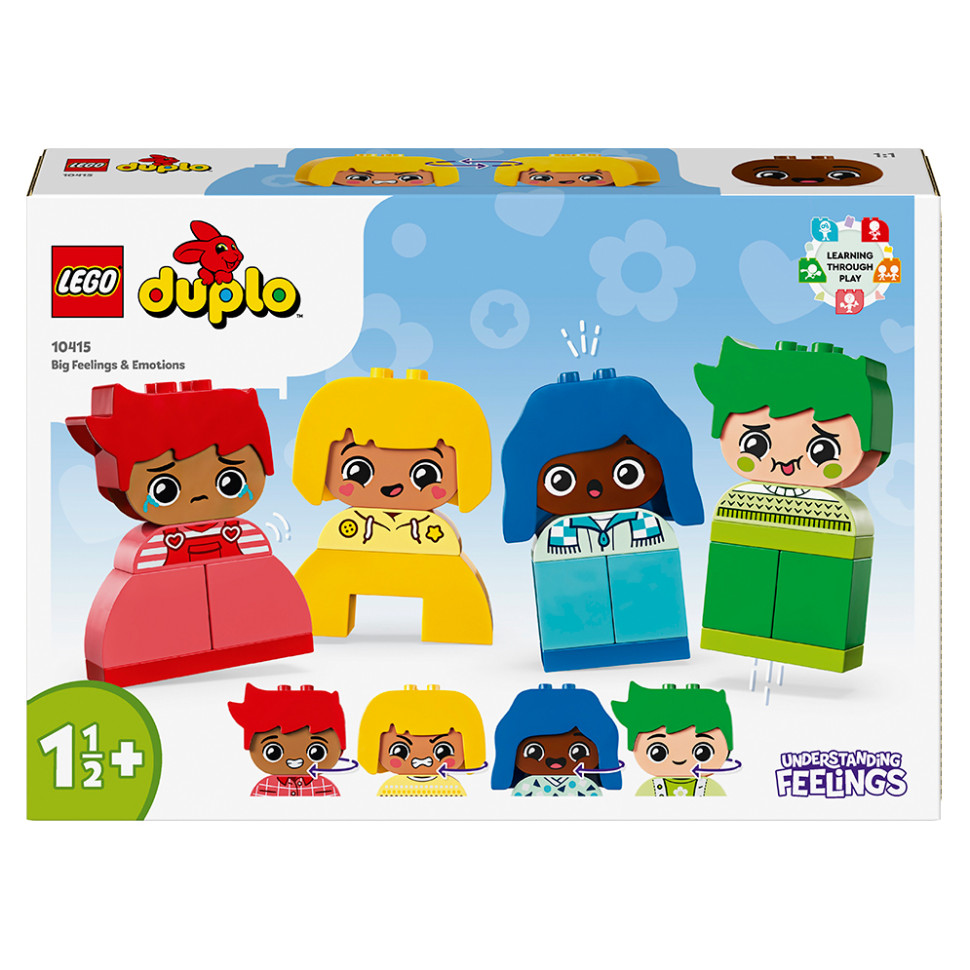 Конструктор LEGO DUPLO My First Сильні почуття та емоції 10415, 23 деталі 