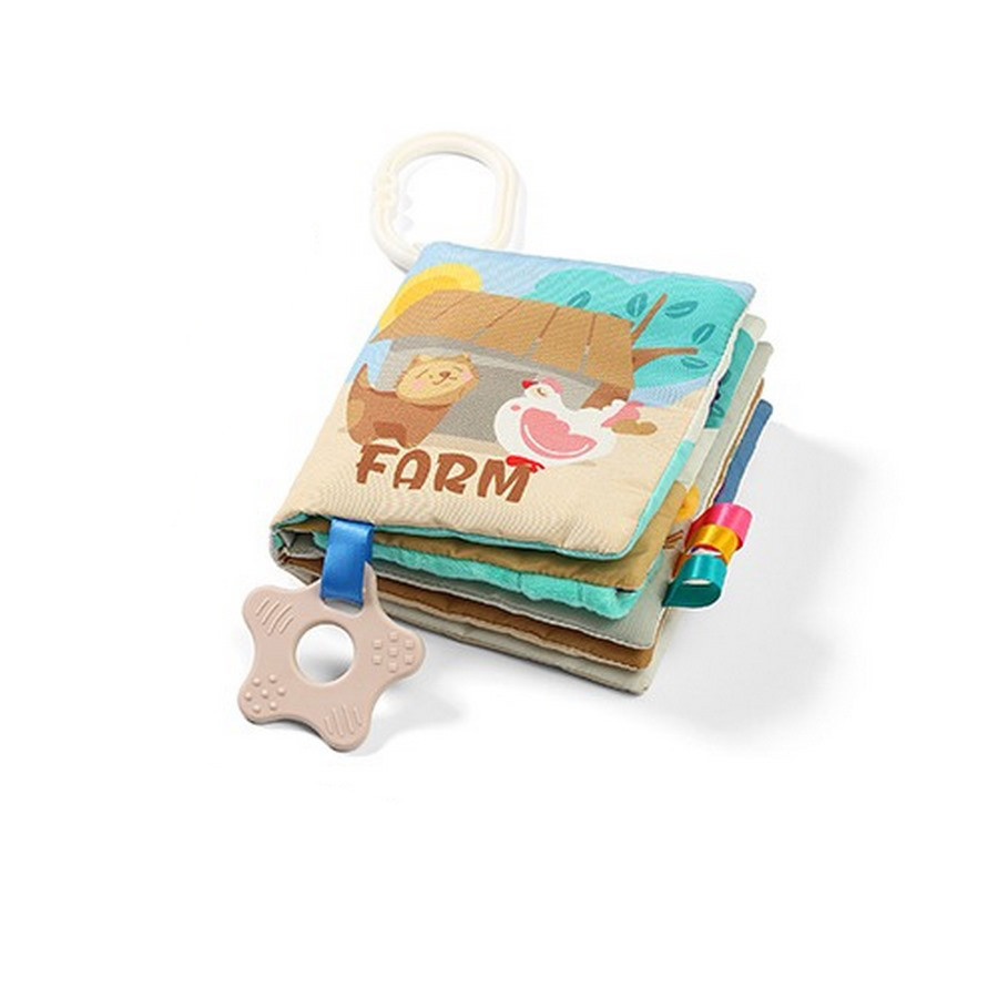 Розвивальна м'яка книжечка «На фермі» BabyOno 1512BO