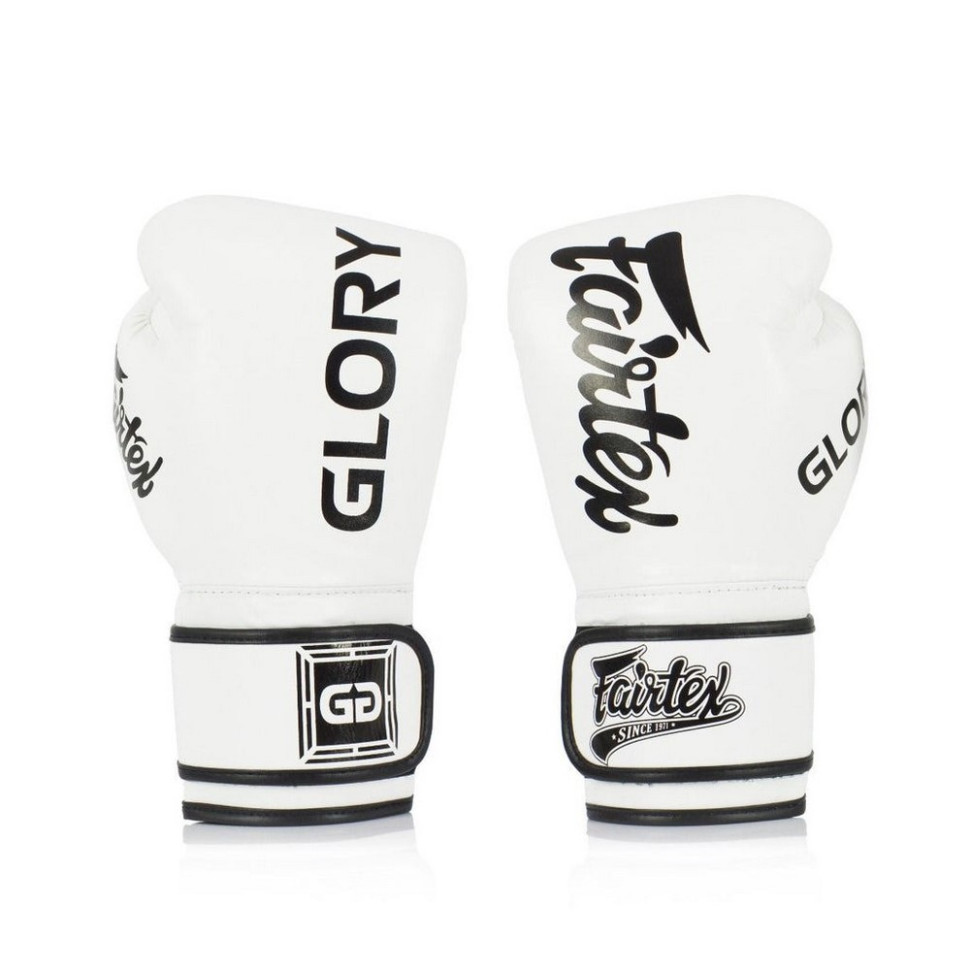 Боксерские перчатки BGVG1 Fairtex BGVG1_10oz_White 10 унций (бинты в комплекте)