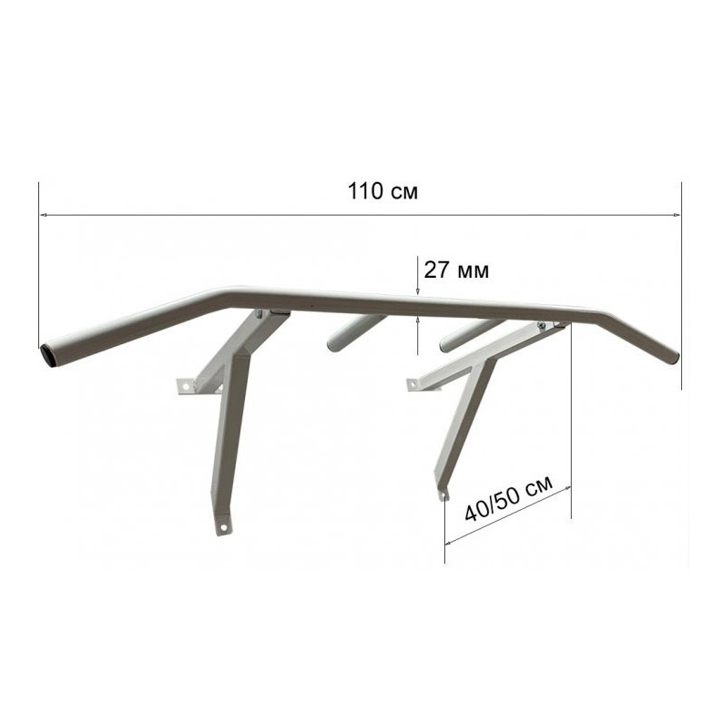 Турнік настінний Newt Wide Pro білий NE-TR-16W