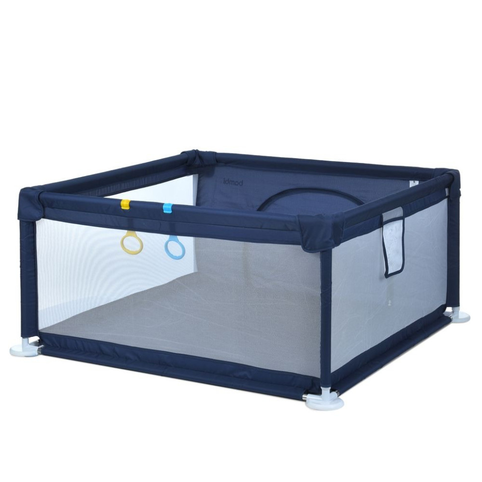 Детская кровать-манеж Bambi MR 1339-BL, ширина с ножками 132 см