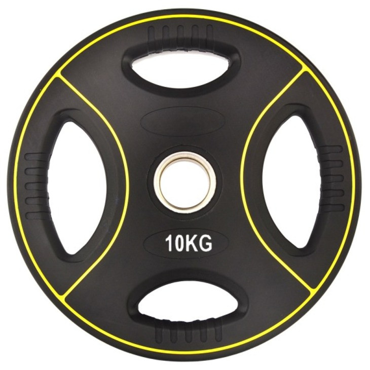 Олімпійський диск FF51C4D Fitnessport 131609FS, уретановий 10 кг
