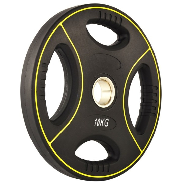 Олімпійський диск FF51C4D Fitnessport 131609FS, уретановий 10 кг