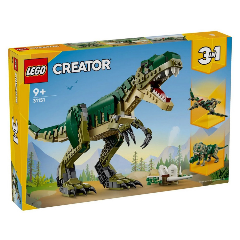 Конструктор 3 в 1 «Creator Тиранозавр» LEGO 31151, 626 деталей