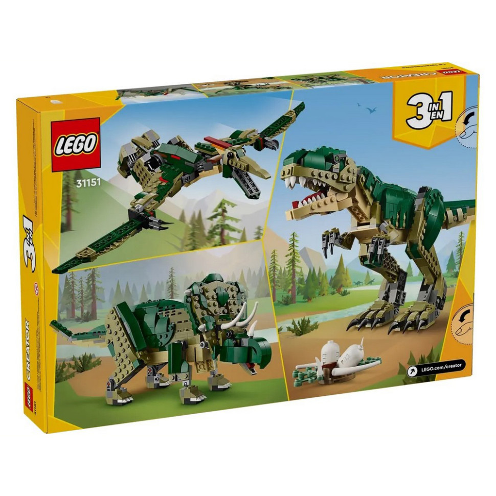 Конструктор 3 в 1 «Creator Тиранозавр» LEGO 31151, 626 деталей