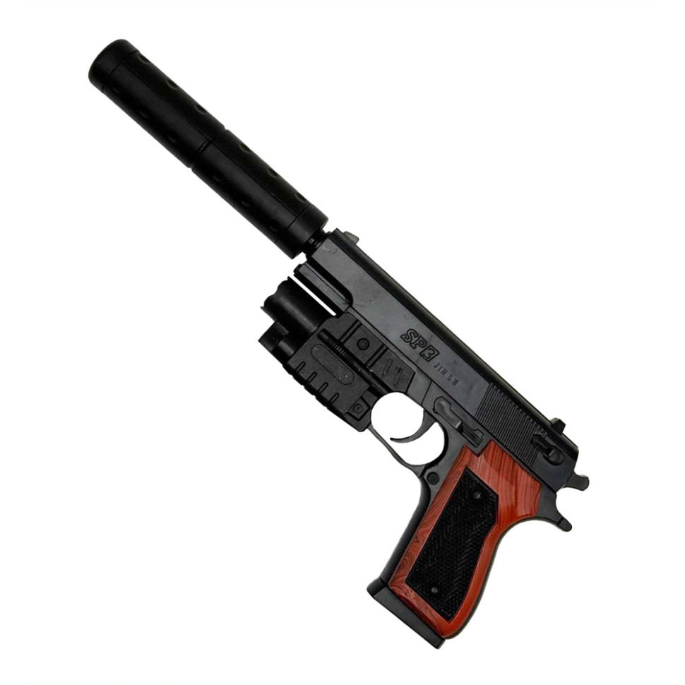Детский игровой Пистолет Bambi SP-3F+ пластикивые пульки