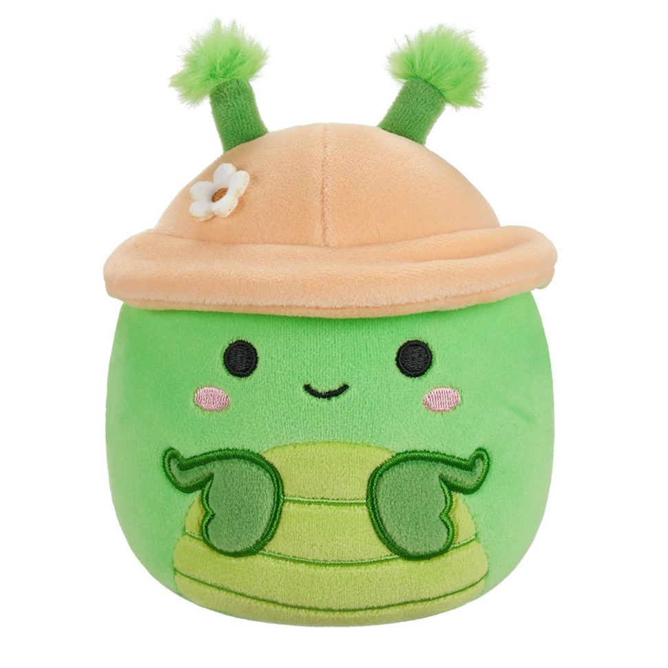 Дитяча м'яка іграшка Богомол Трентон у капелюсі Squishmallows SQER01217, 19 см