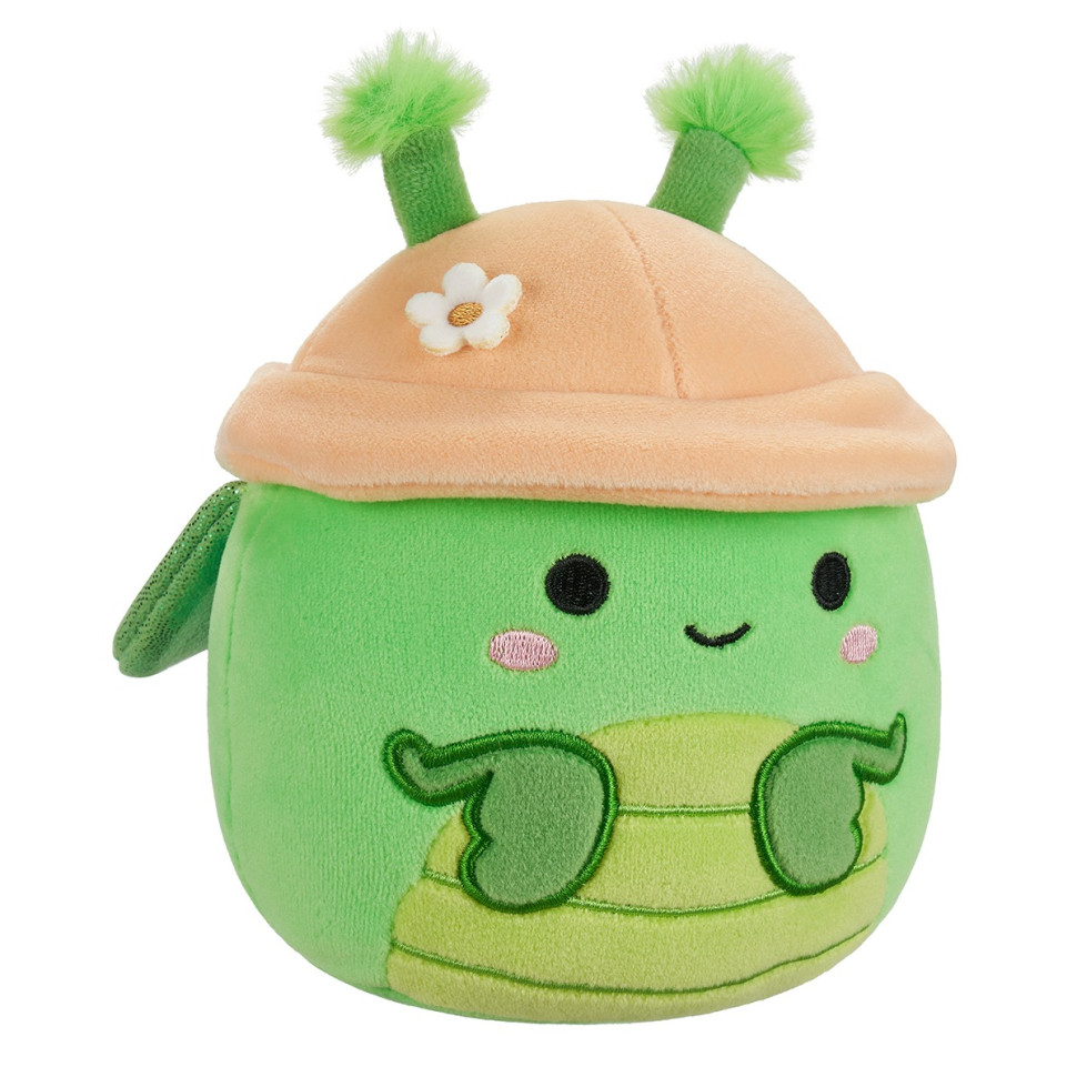 Дитяча м'яка іграшка Богомол Трентон у капелюсі Squishmallows SQER01217, 19 см