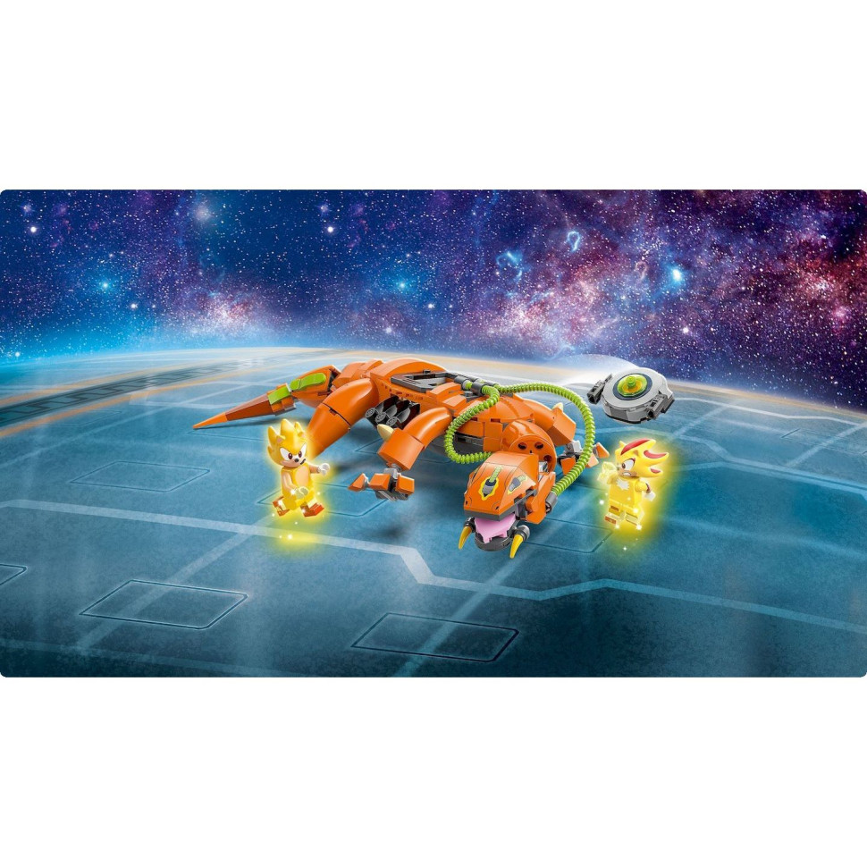 Конструктор LEGO Sonic Super Shadow vs. Biolizard 77003, 419 деталей