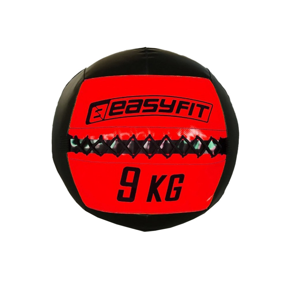 Медицинский мяч Wall Ball (медбол, волболл) EasyFit EF-WB-09, 9 кг