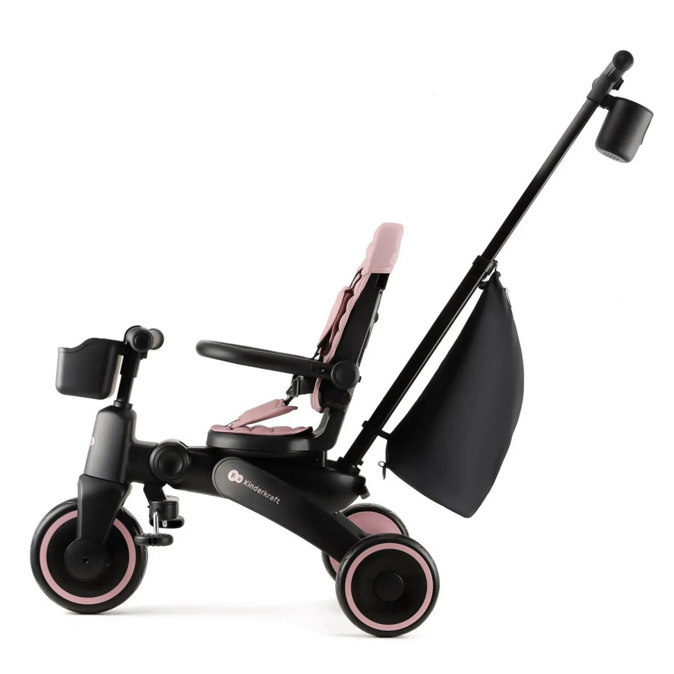 Дитячий триколісний велосипед Jazz 2 Kinderkraft KRJAZZ02PNK0000 Pink