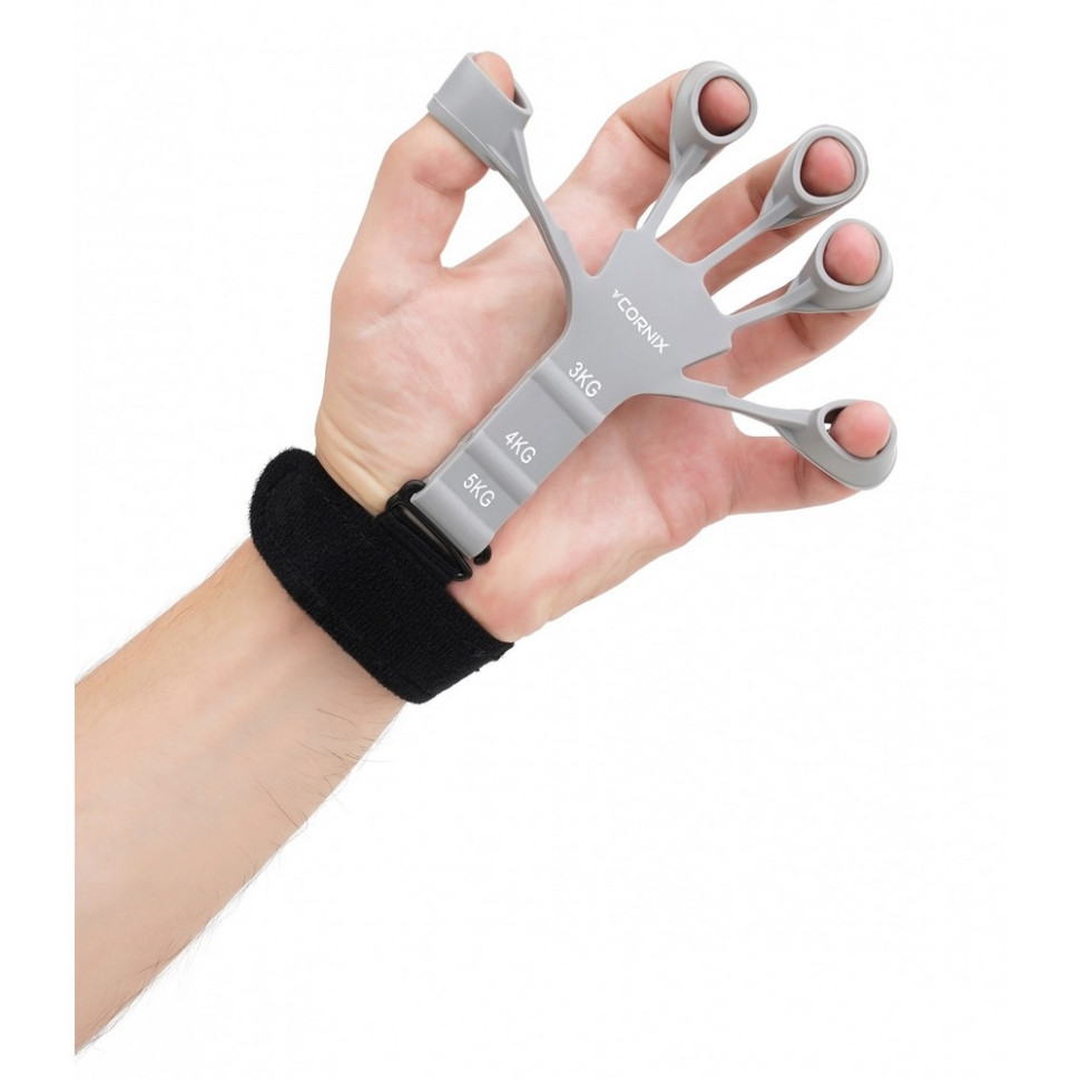 Еспандер для пальців і зап'ястя Finger Gripper Cornix XR-0220, 3-5 кг