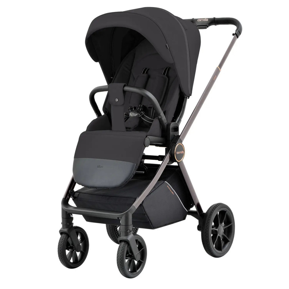 Коляска универсальная Ultra CARRELLO CRL-6525 Night Black 2024, 2 в 1