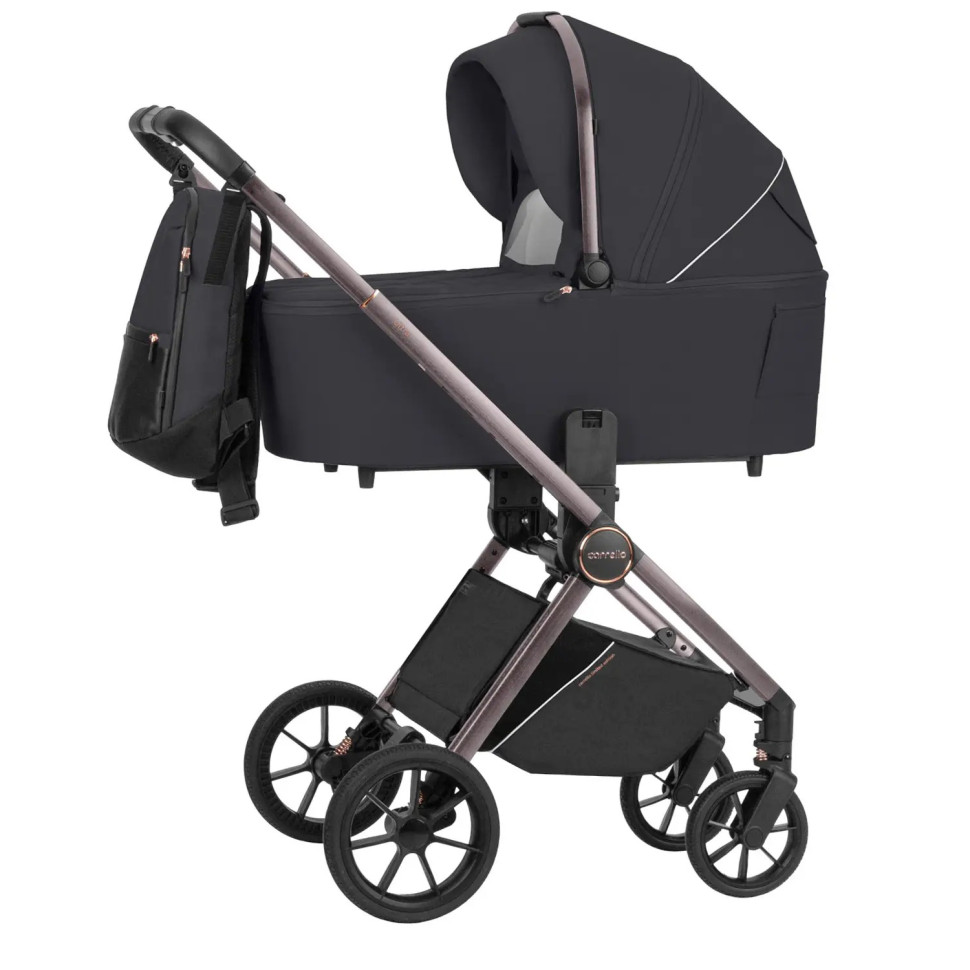 Коляска универсальная Ultra CARRELLO CRL-6525 Night Black 2024, 2 в 1