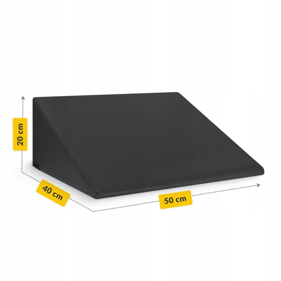 Клин для реабілітації та масажу 4FIZJO P-5905973403047 Black 40 x 50 x 20 см