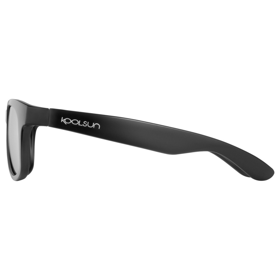 Детские солнцезащитные очки Koolsun черные серии Wave (Размер: 3+) KS-WABO003