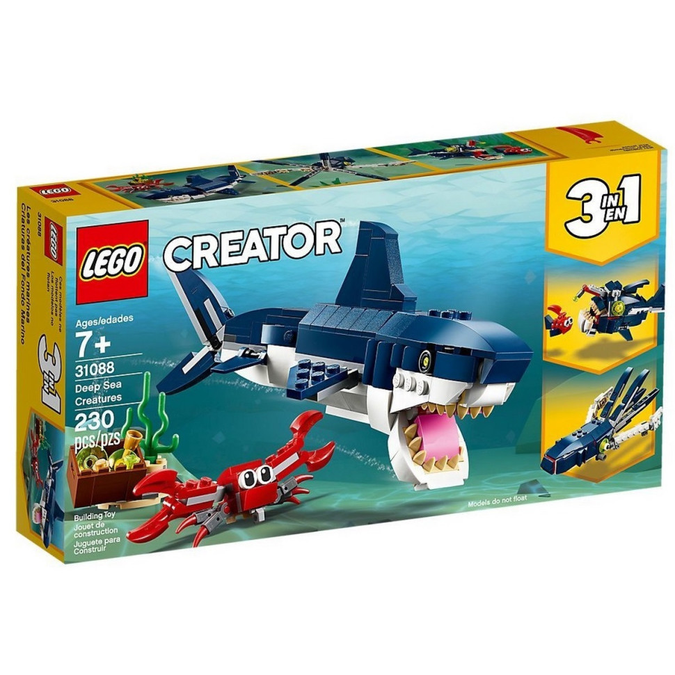Конструктор LEGO Creator Обитатели морских глубин 31088