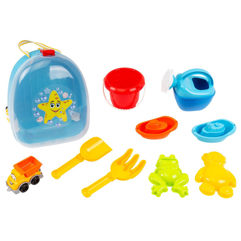 Набір для гри в пісочниці ТехноК 8881TXK рюкзачок