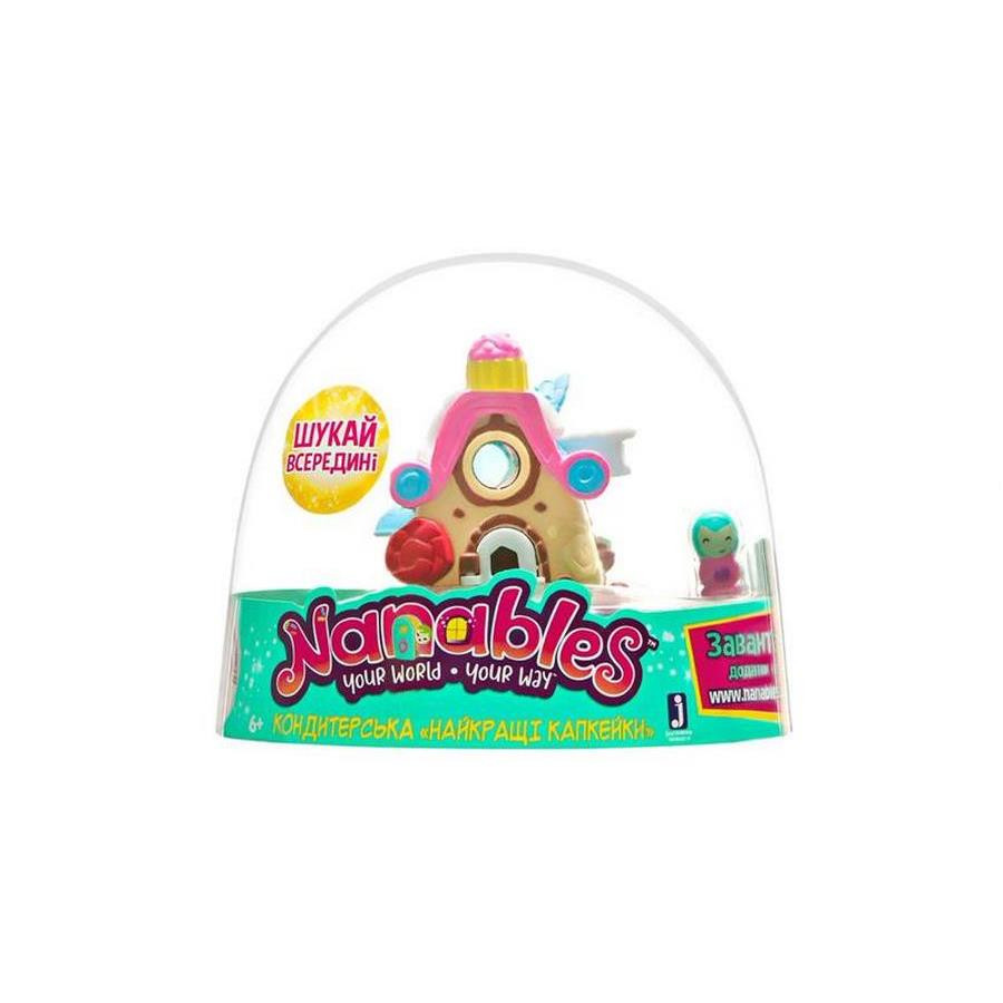 Игровая фигурка Nanables Small House Город сладостей, Кондитерская Лучшие капкейки NNB0010