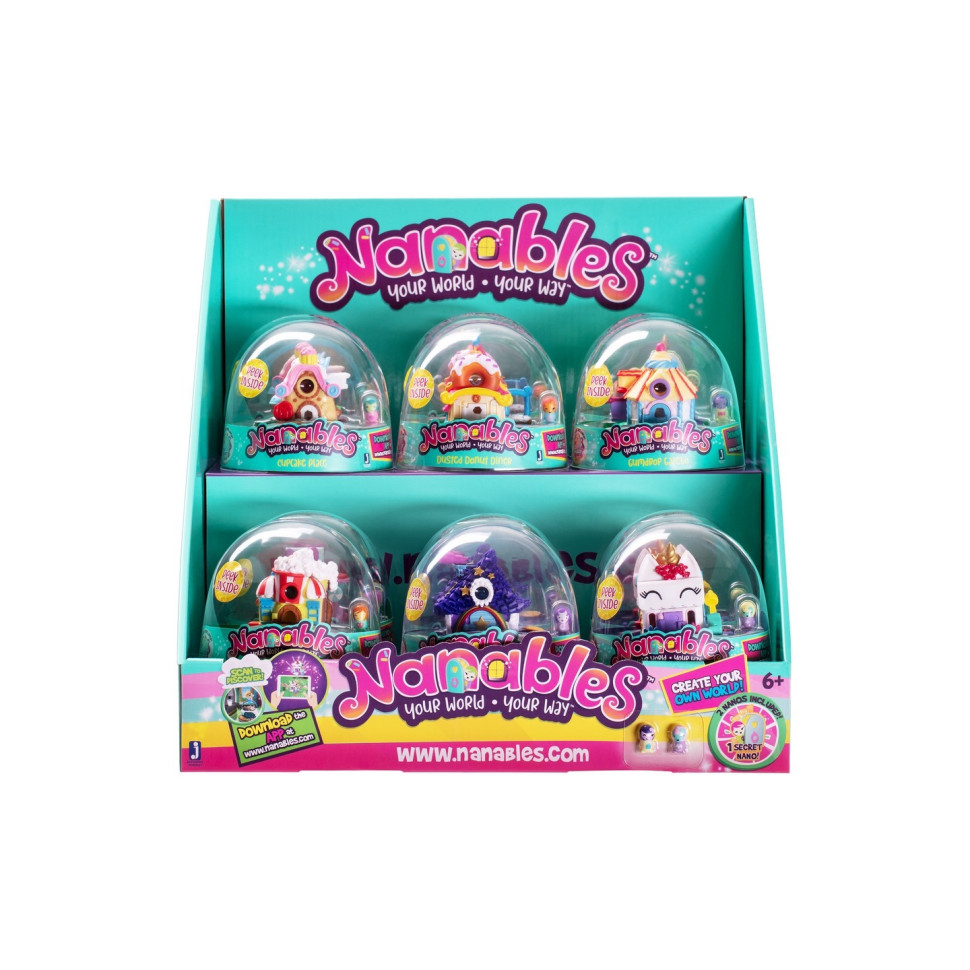 Игровая фигурка Nanables Small House Город сладостей, Кондитерская Лучшие капкейки NNB0010