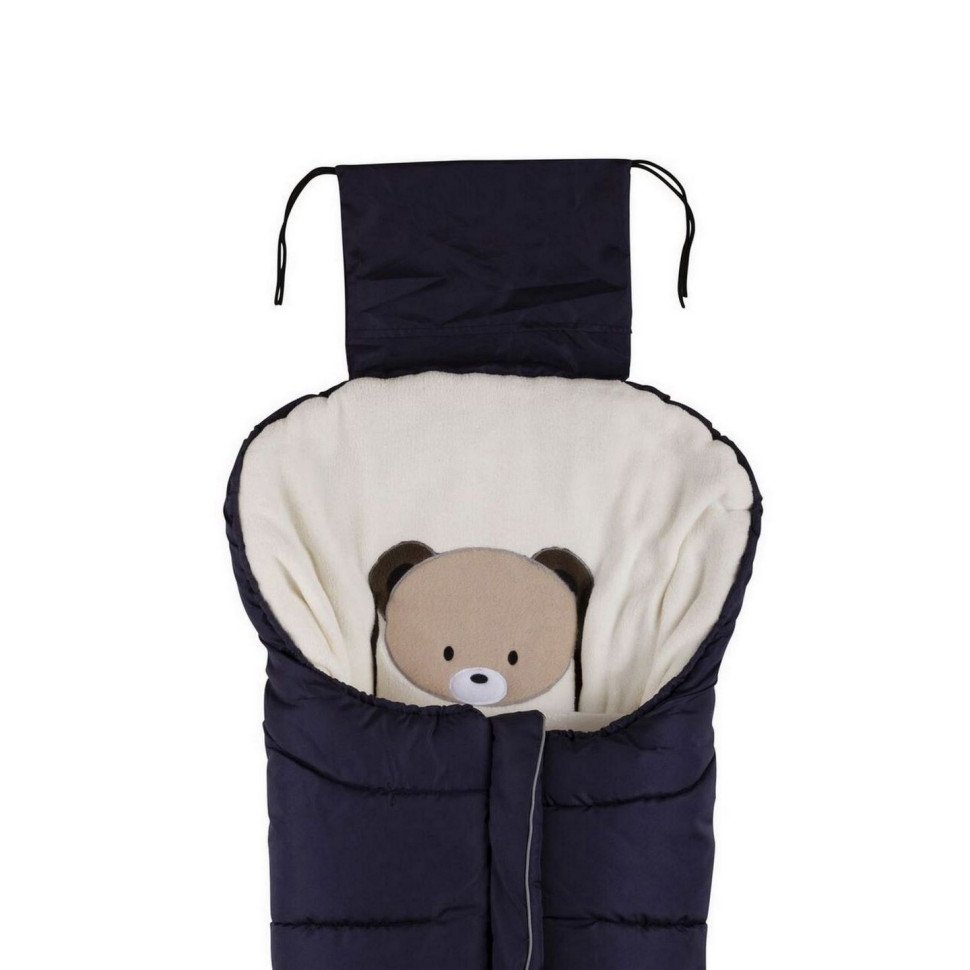 Зимний конверт NUVITA 9605 СUCCIOLI JUNIOR синий/медвежонок/бежевый NV9605CUCCIOLOJRBLUE