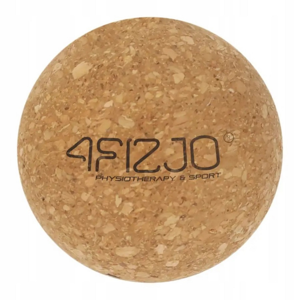 Массажный мяч Lacrosse Ball Cork 4FIZJO 4FJ0567, 6.5 см