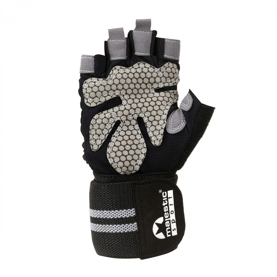Перчатки для фитнеса Majestic Sport M-LFG-G-M, Black (M) 