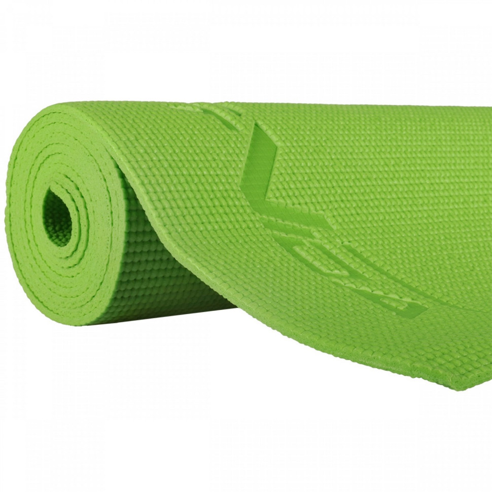 Килимок для йоги та фітнесу SportVida SV-HK0050 PVC 4 мм, Green