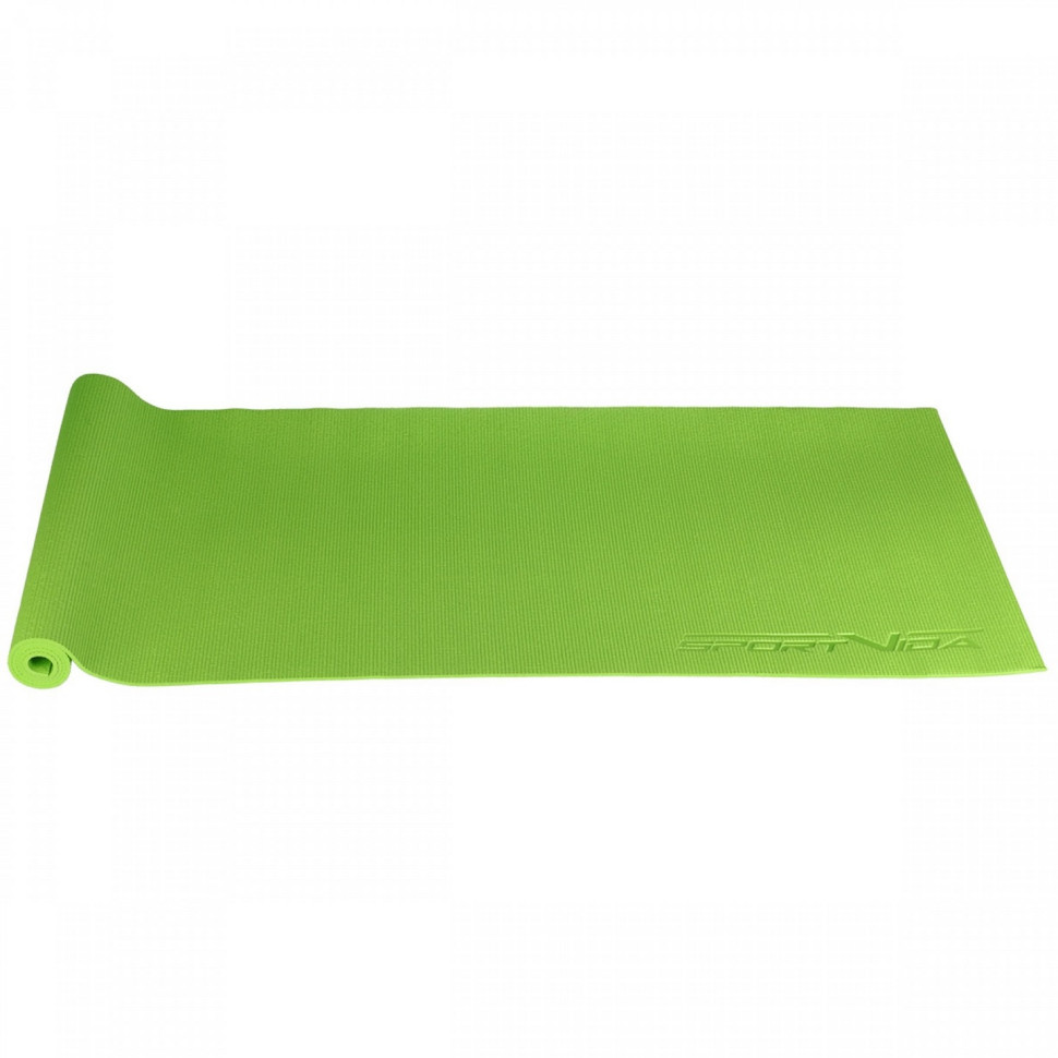 Килимок для йоги та фітнесу SportVida SV-HK0050 PVC 4 мм, Green
