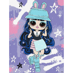 Картина по номерам "Tweens LOL Skate Dance Aya Cherry" Идейка KHO1213, 30х40 см 