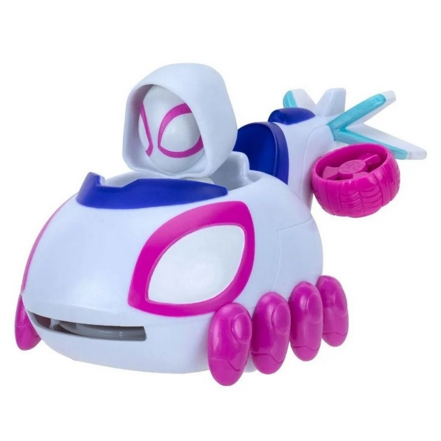 Машинка Spidey Little Vehicle Disc Dashers Ghost Spider W1 Привид-павук SNF0009