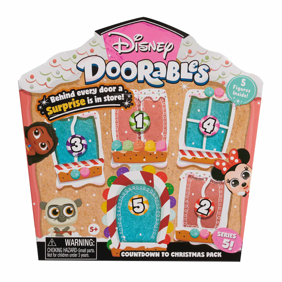 Игровой набор Большой праздничный домик Disney Doorables 44637, 5 фигурок