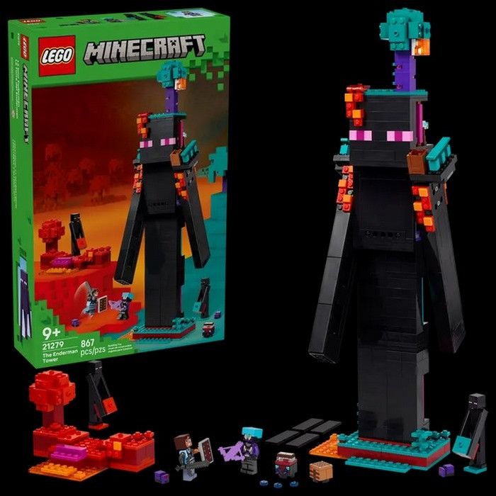 Конструктор Minecraft Вежа Ендермена LEGO 21279, 867 деталей