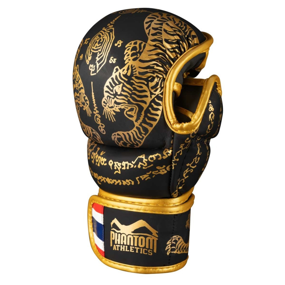 Рукавиці для ММА Muay Thai Phantom PHMMAG2939-LXL Black Gold, L/XL (капа в подарунок)